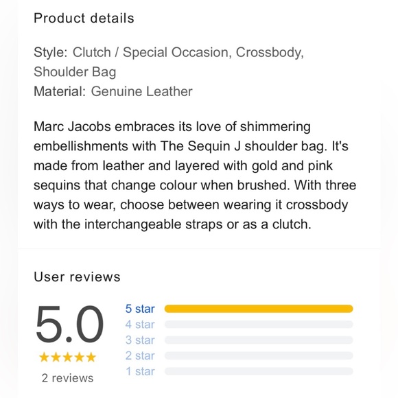 Marc Jacobs The Sequin J Marc Mini Shoulder Bag - Picture 7 of 12